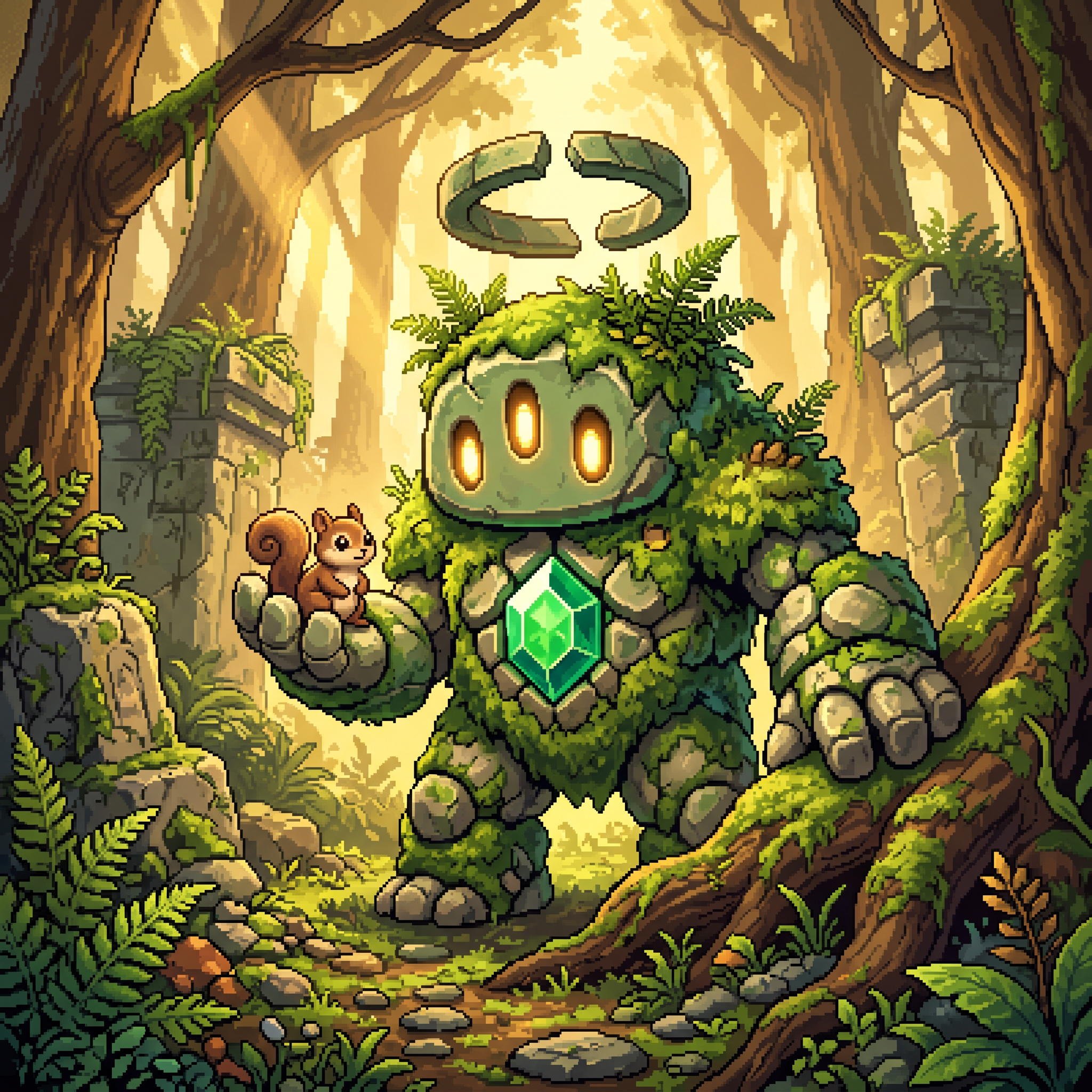 Moss in forest keepers