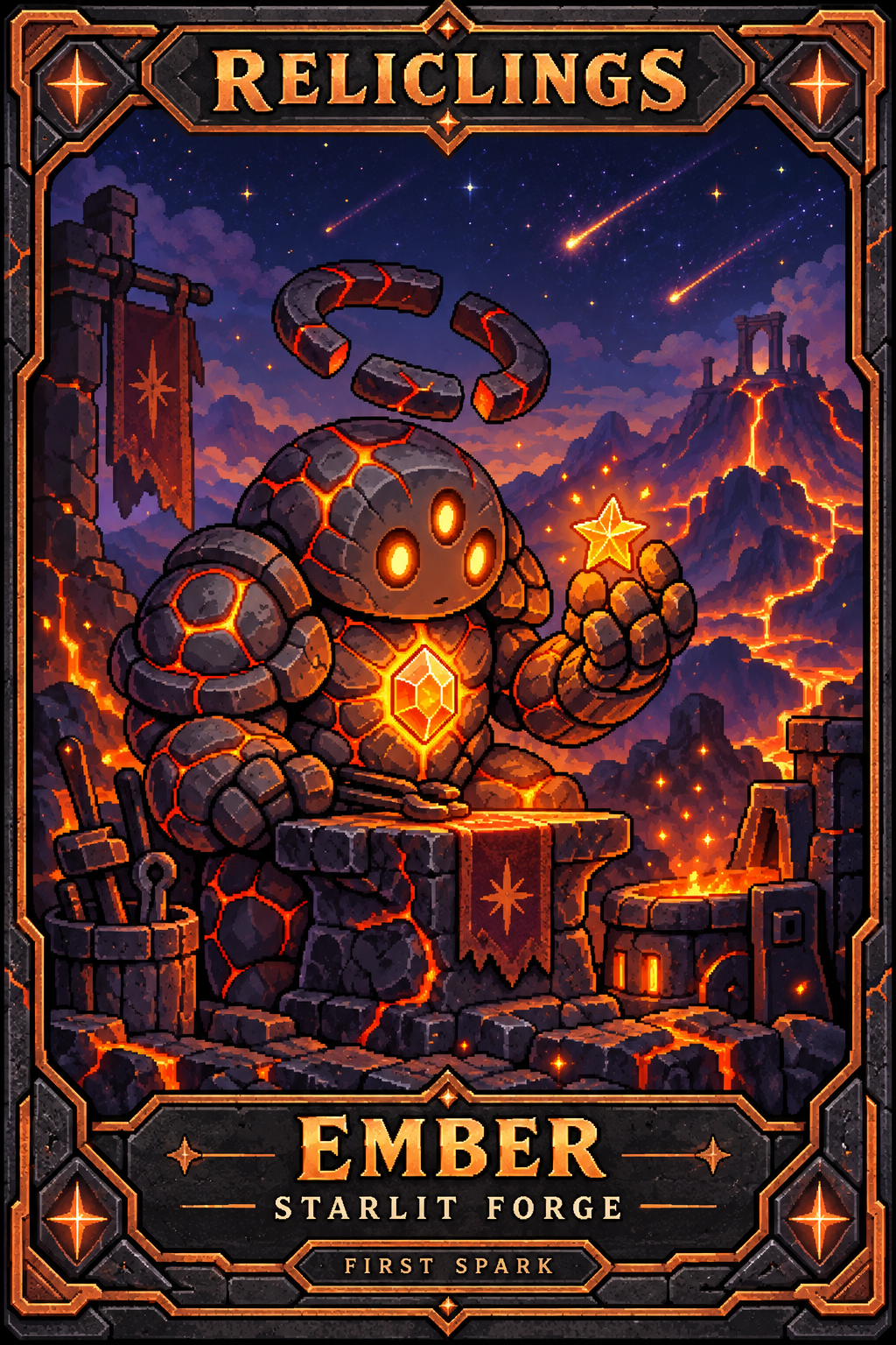 Ember — Starlit Forge, First Spark card artwork